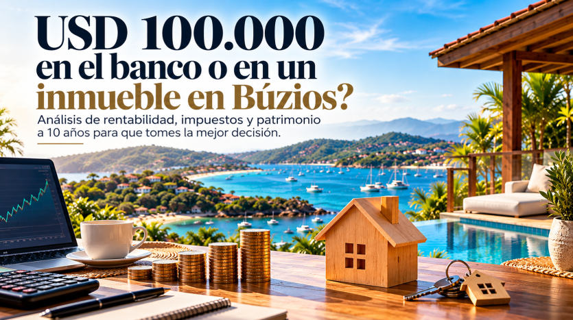 US$ 100 mil_ Banco ou imóvel em Búzios_
